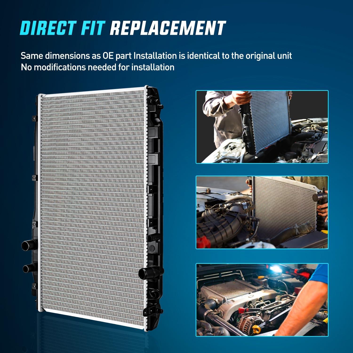 imageNilight Radiator for Honda Civic 1992 1993 1994 1995 1996 1997 1998 1999 2000Replaces CU1290 Performance Aluminum Replacement OEMHonda Civic 20062011