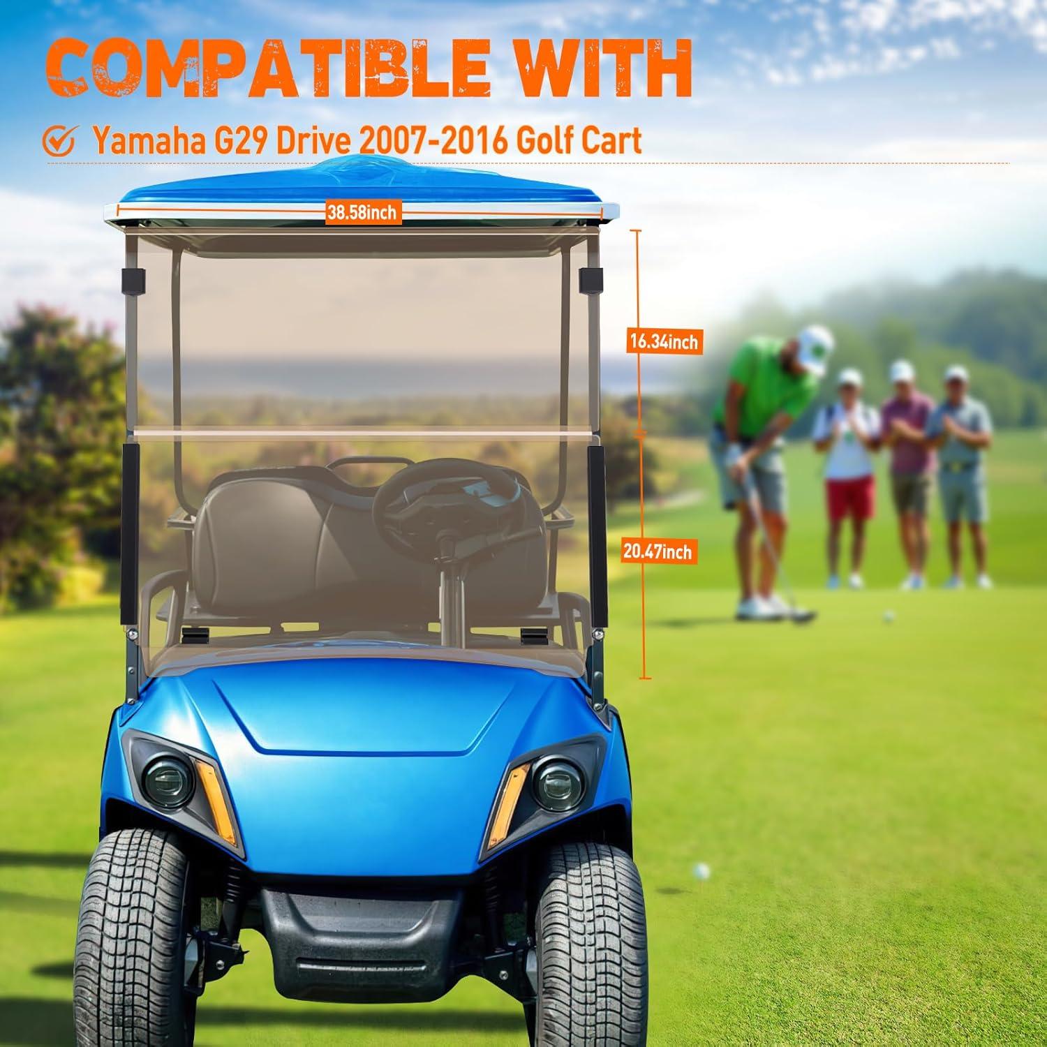 imageNilight Rear Window ScratchResistant Clear Polycarbonate UTV Windshield Compatible With 20132025 Polaris Ranger XP 1000 900 Full Size 570 Diesel Crew PRO XD 4000G 2000G AWDTintedYamaha Drive G29 20072016