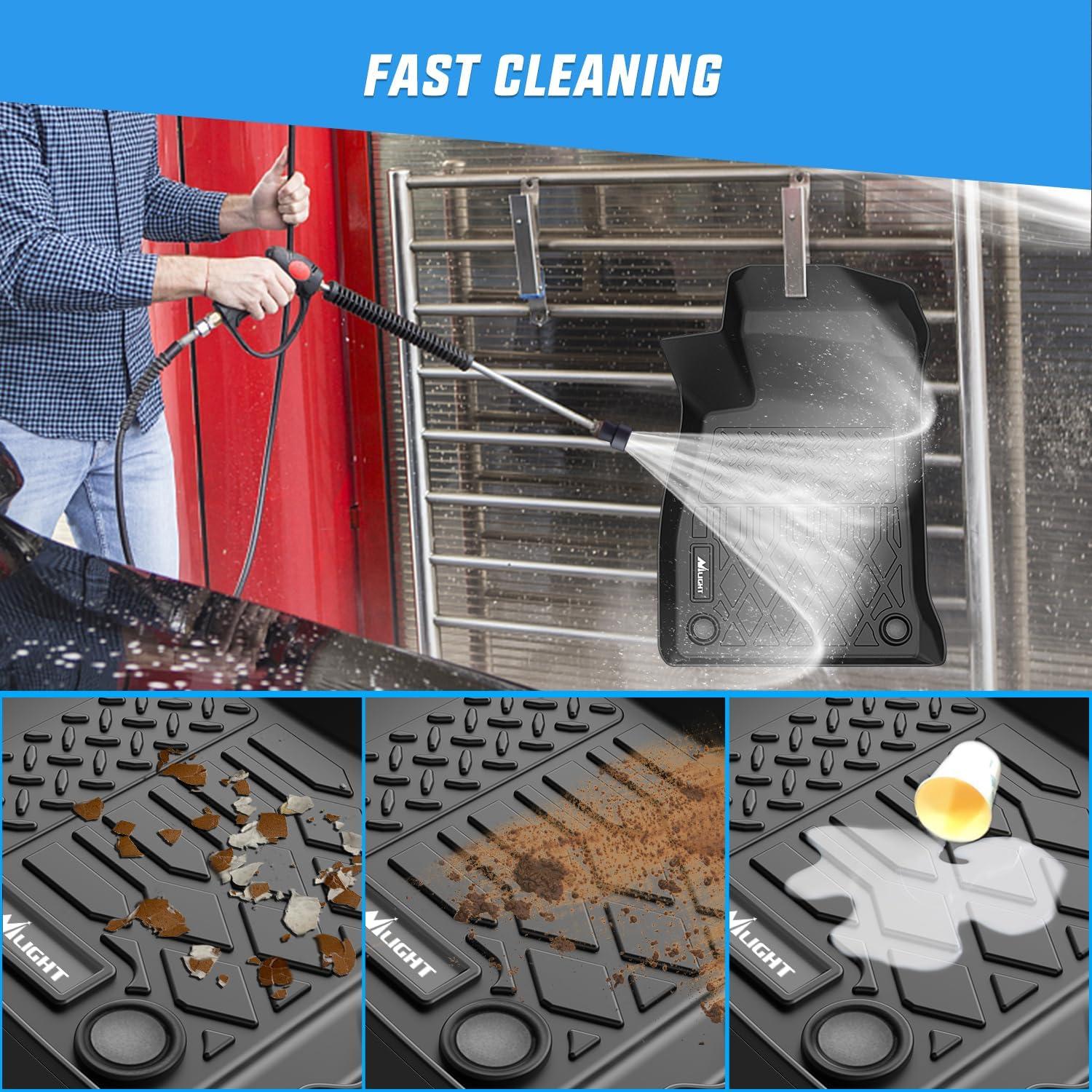 imageNilight TPE Floor Mats for Audi Q5 SQ5 2018 2019 2020 2021 2022 2023All Weather Custom Fit Heavy Duty Floor Liners20172025 Audi A4