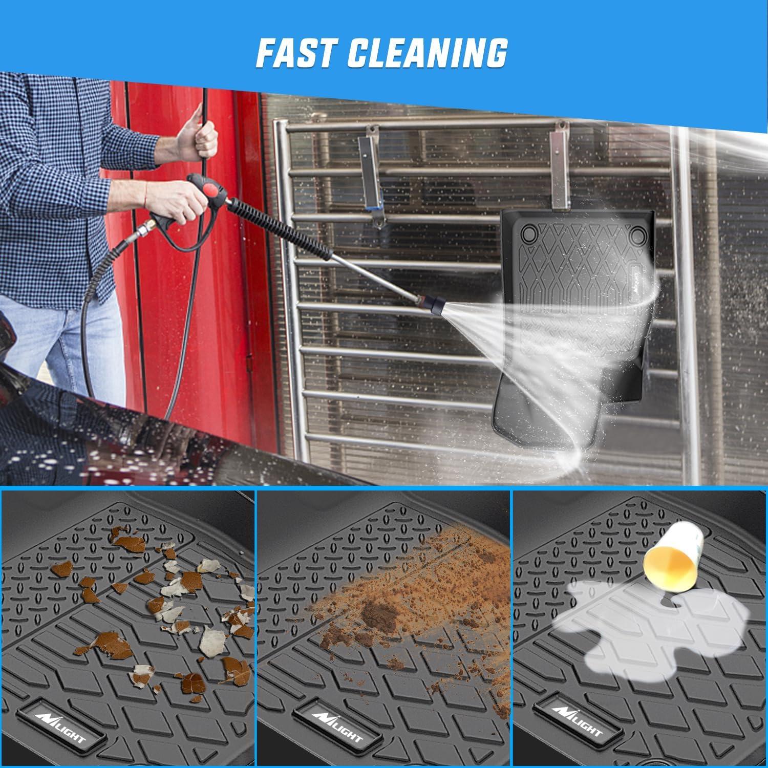 imageNilight TPE Floor Mats for Audi Q5 SQ5 2018 2019 2020 2021 2022 2023All Weather Custom Fit Heavy Duty Floor Liners20182023 Audi Q5