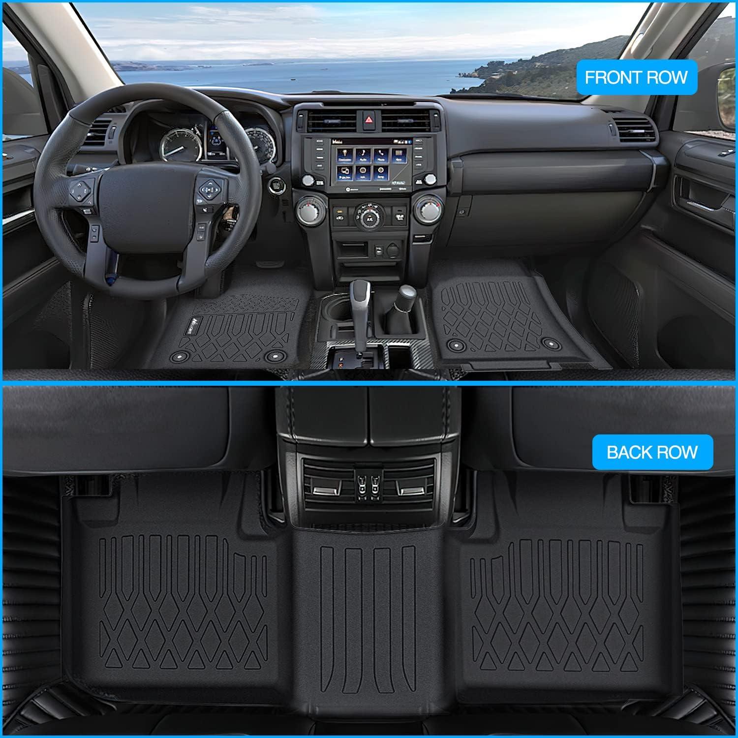imageNilight TPE Floor Mats for Dodge Durango Jeep Grand Cherokee 2016 2017 2018 2019 2020 2021 2022 2023All Weather Custom Fit Heavy Duty Floor Liners20162023 CherokeeDurango