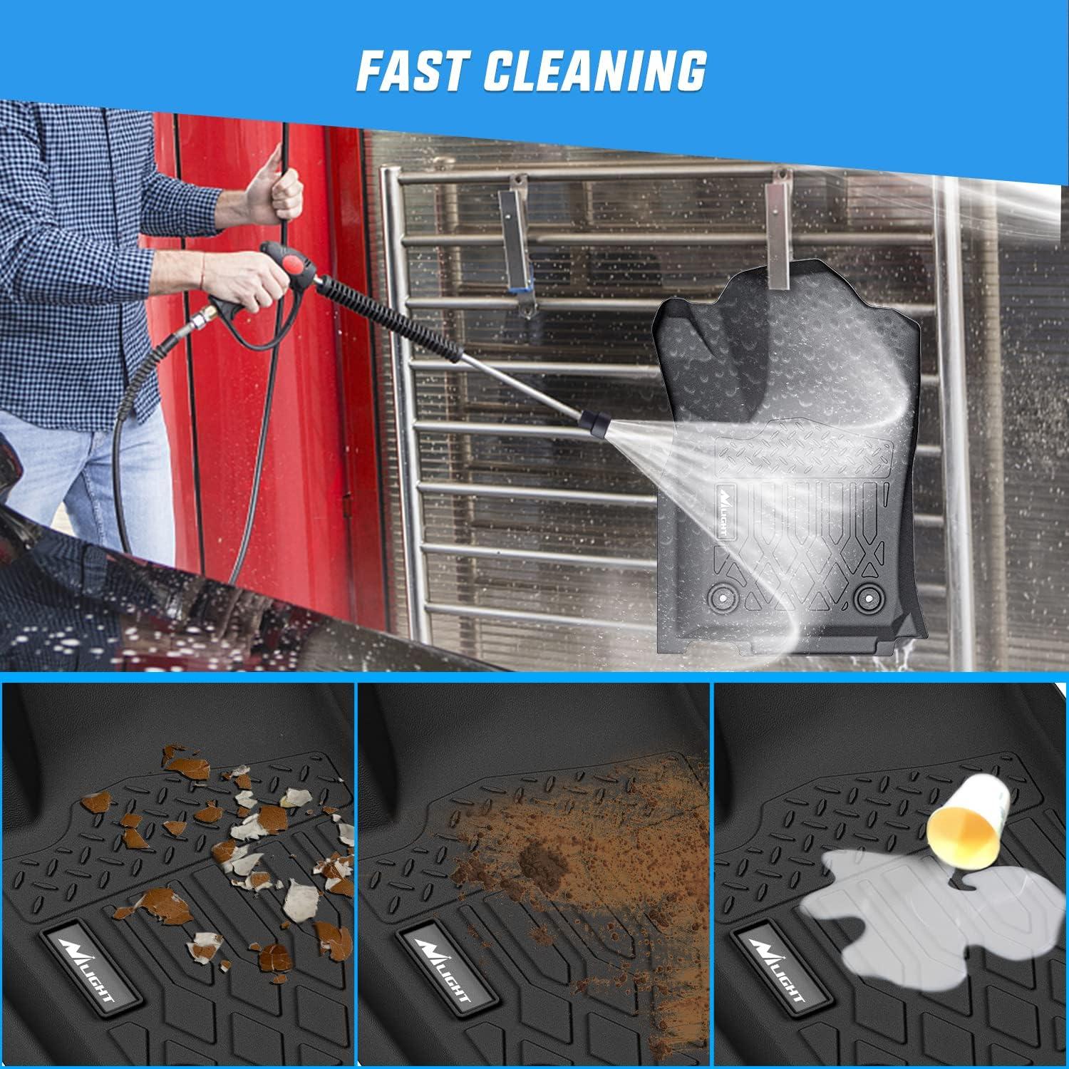 imageNilight TPE Floor Mats for Dodge Durango Jeep Grand Cherokee 2016 2017 2018 2019 2020 2021 2022 2023All Weather Custom Fit Heavy Duty Floor Liners20162023 CherokeeDurango