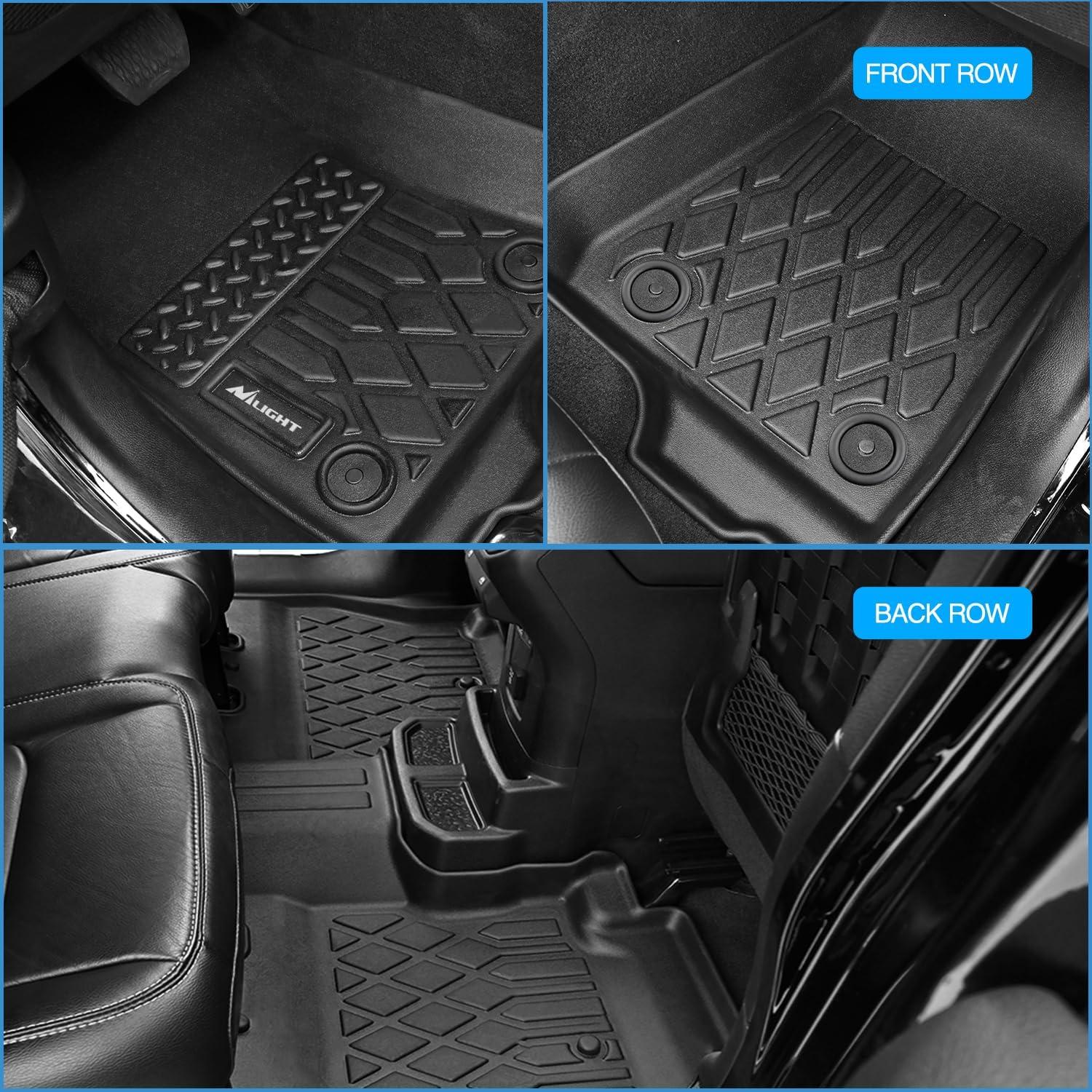 imageNilight TPE Floor Mats for Ford Fusion Lincoln MKZ 2013 2014 2015 2016All Weather Custom Fit Heavy Duty Floor Liners