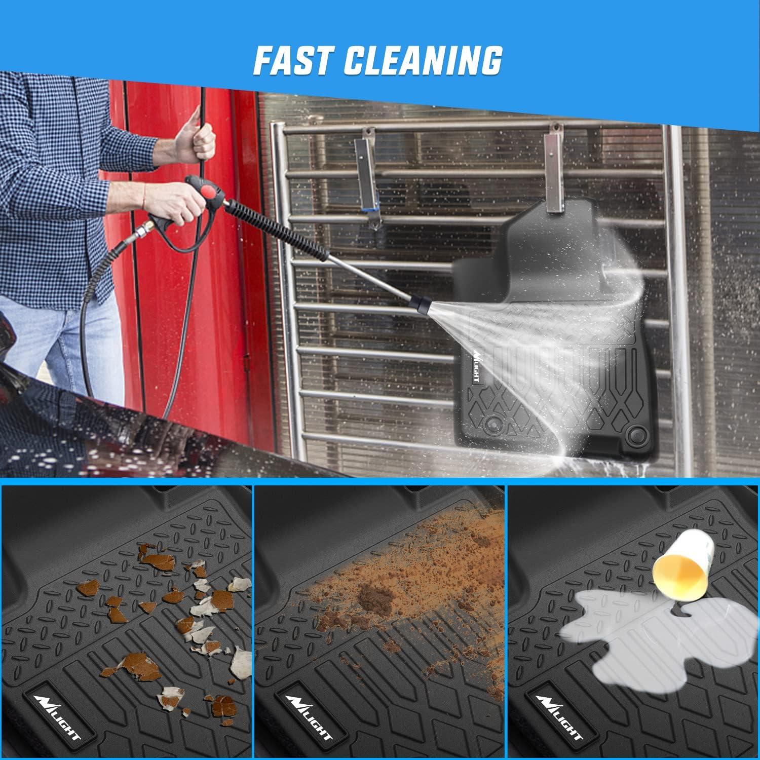 imageNilight TPE Floor Mats for Hyundai IONIQ 5 SE Standard Range SE SEL 2022 2023 2024 2025 Movable ConsoleAll Weather Custom Fit Heavy Duty Floor Liners20222024Tucson