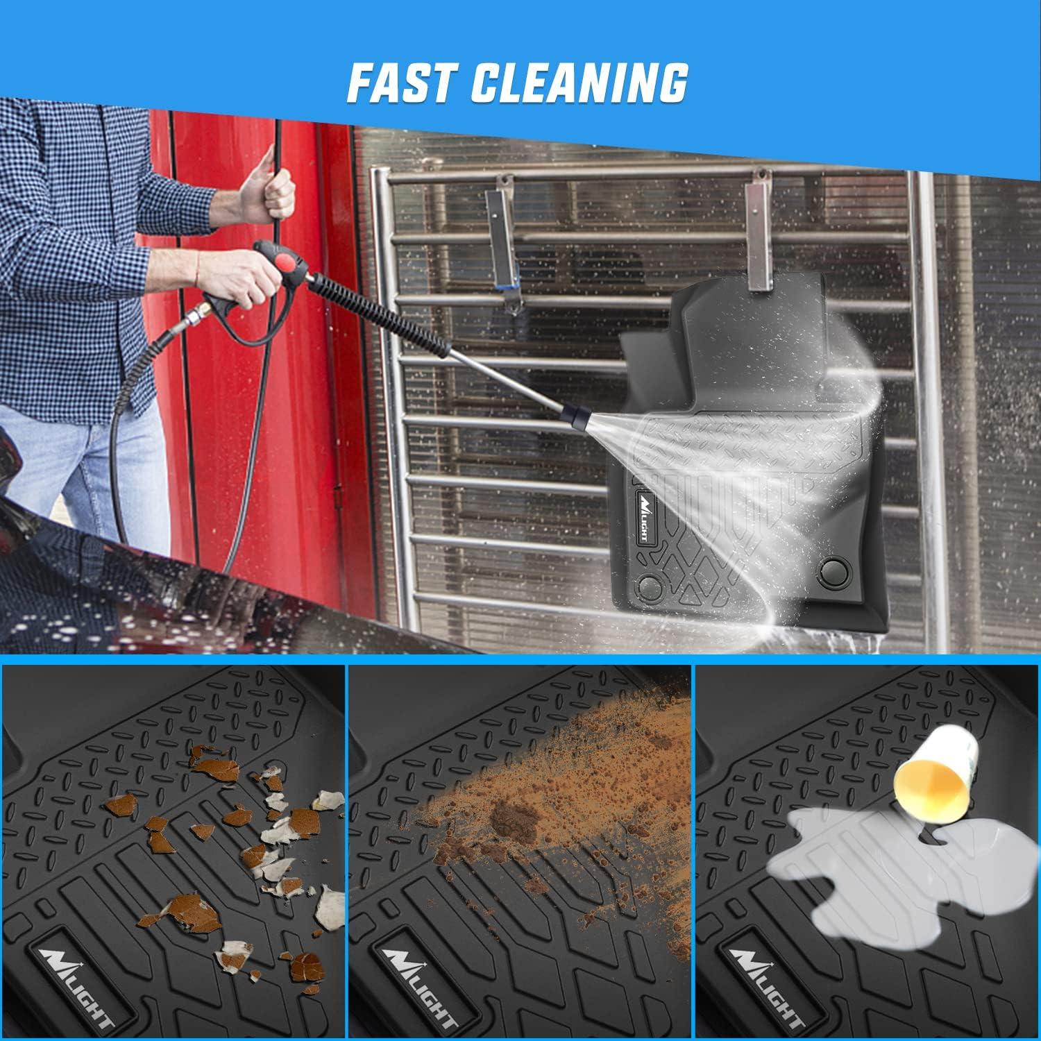 imageNilight TPE Floor Mats for Mazda CX5 CX5 2017 2018 2019 2020 2021 2022 2023 2024 2025 All Weather Custom Fit Heavy Duty Floor Liners20172025 CX5 Floor Mat