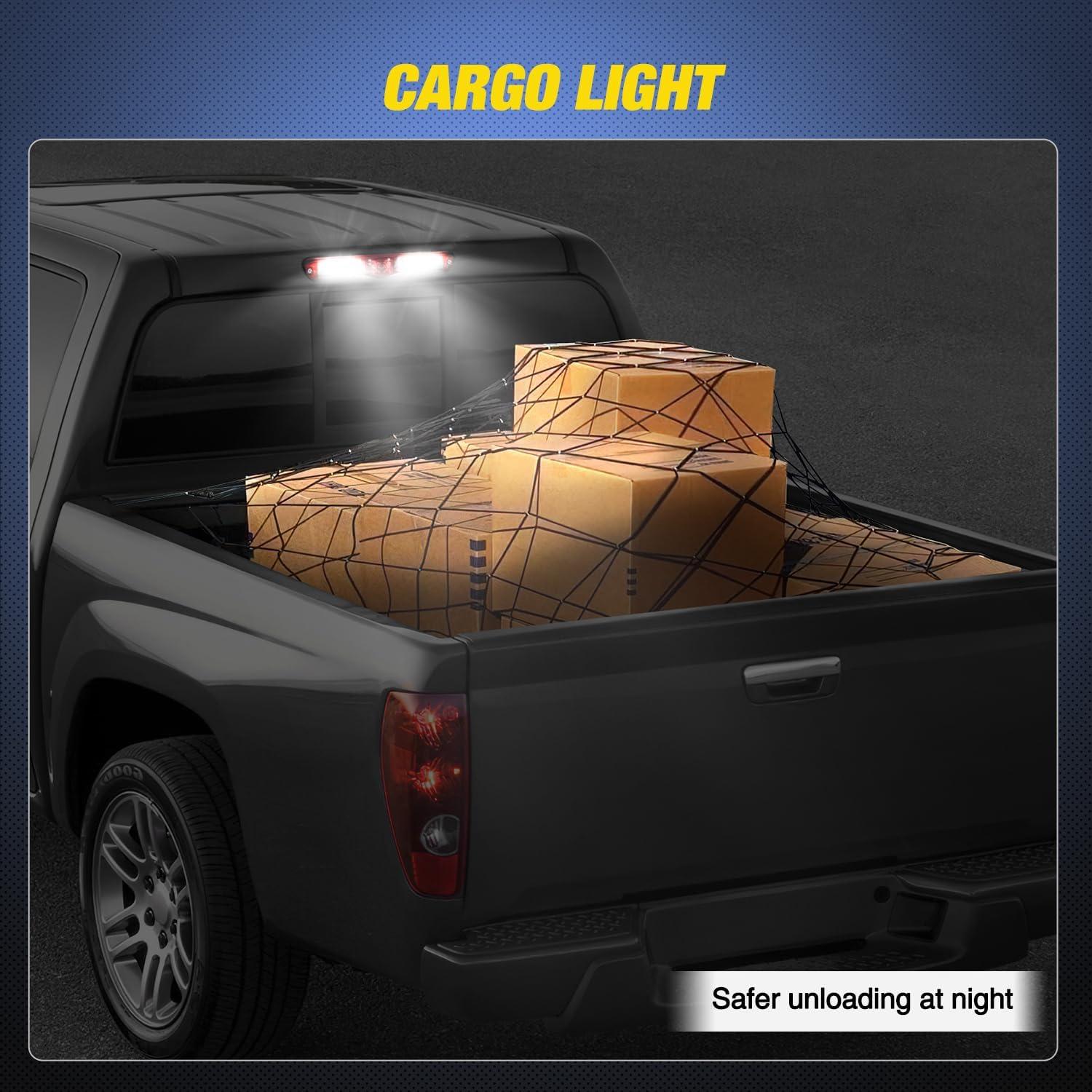 imageNilight Third Brake Light Tail High Mount Stop Upgrade 3rd Stop Lights Replacement for Jeep Wrangler JL JLU 20182023Red Lens