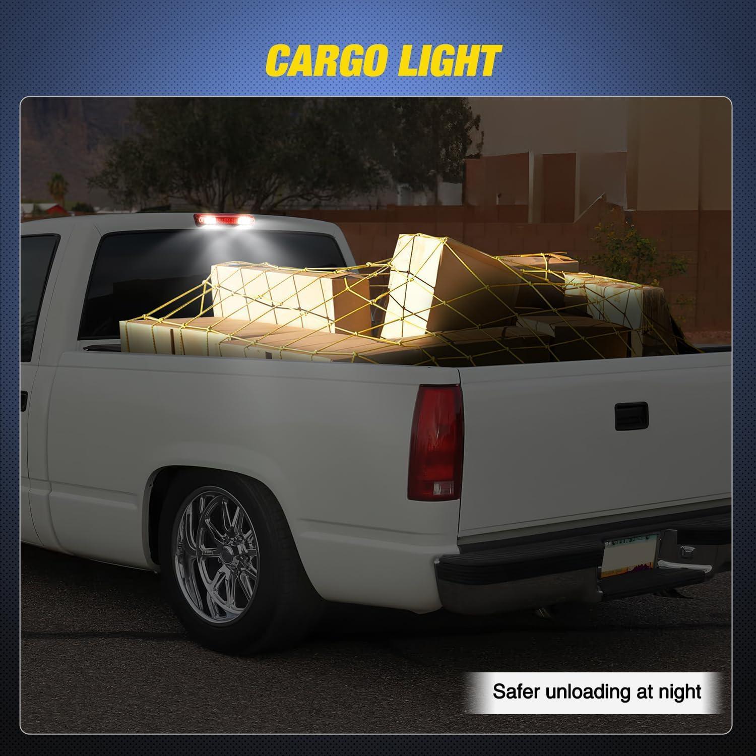 imageNilight Third Brake Light Tail High Mount Stop Upgrade 3rd Stop Lights Replacement for Jeep Wrangler JL JLU 20182023Red Lens