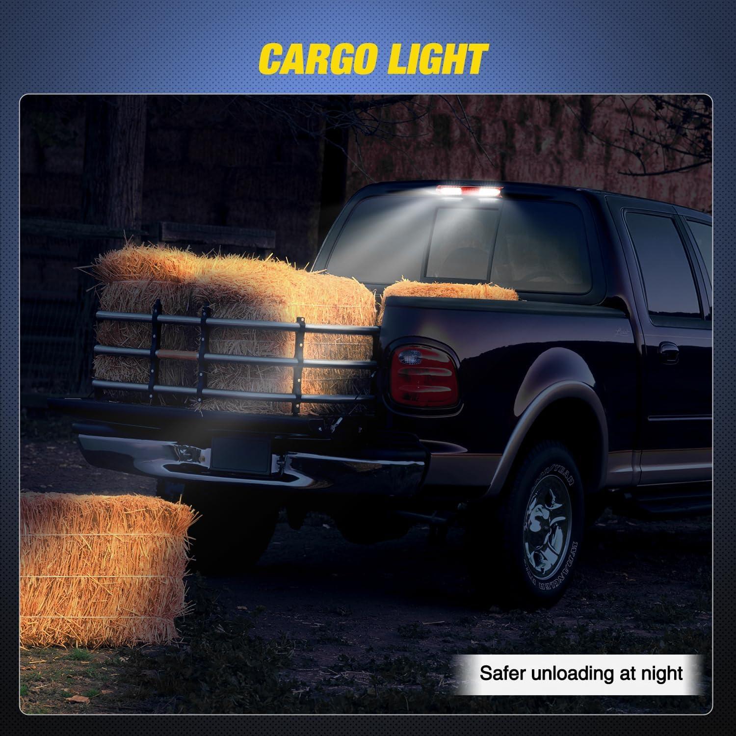 imageNilight Third Brake Light Tail High Mount Stop Upgrade 3rd Stop Lights Replacement for Jeep Wrangler JL JLU 20182023Red Lens