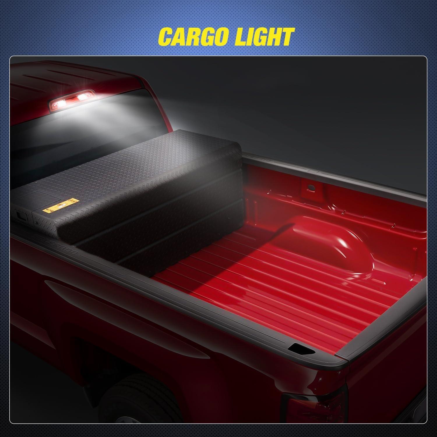 imageNilight Third Brake Light Tail High Mount Stop Upgrade 3rd Stop Lights Replacement for Jeep Wrangler JL JLU 20182023Red Lens