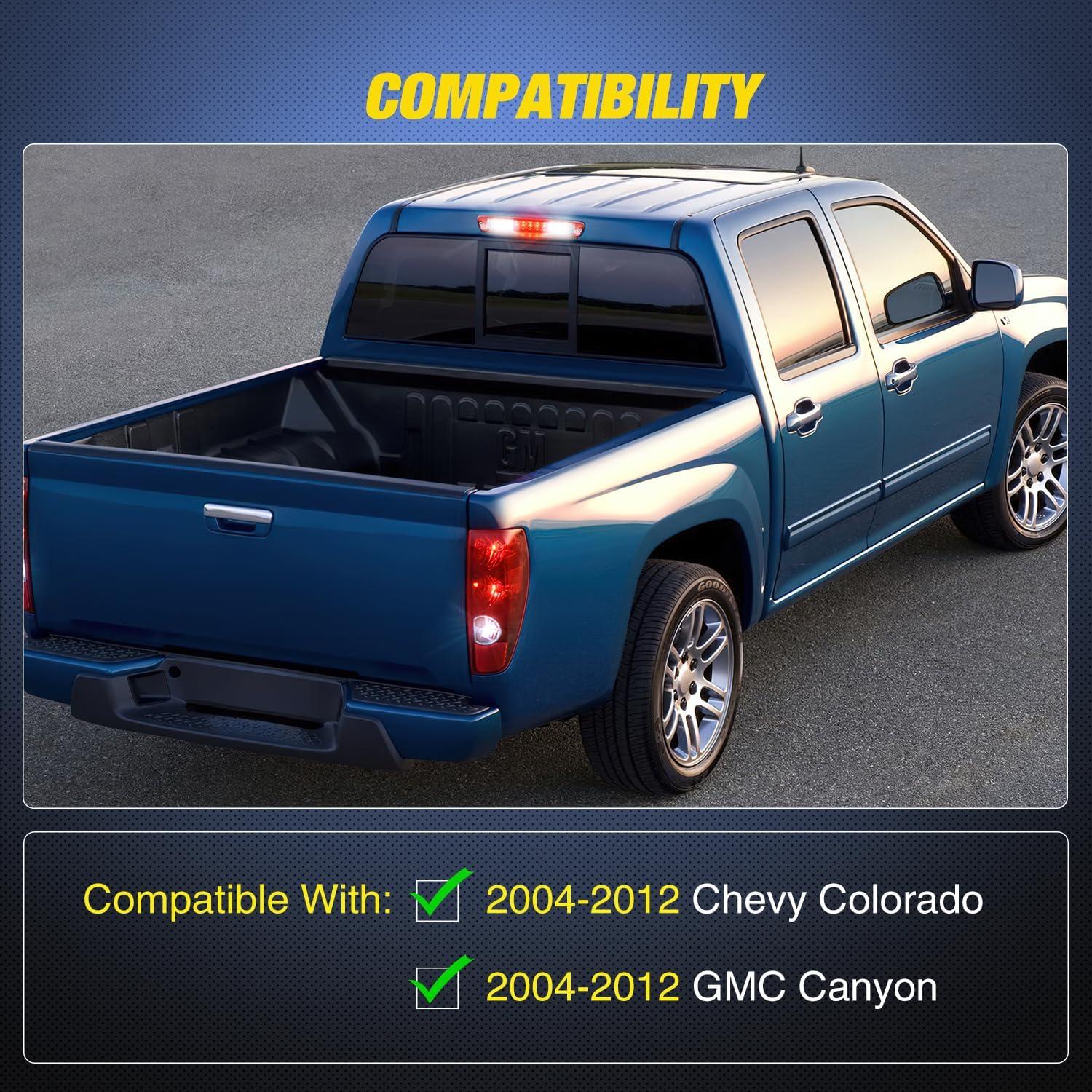 imageNilight Third Brake Light Tail High Mount Stop Upgrade 3rd Stop Lights Replacement for Jeep Wrangler JL JLU 20182023Red Lens