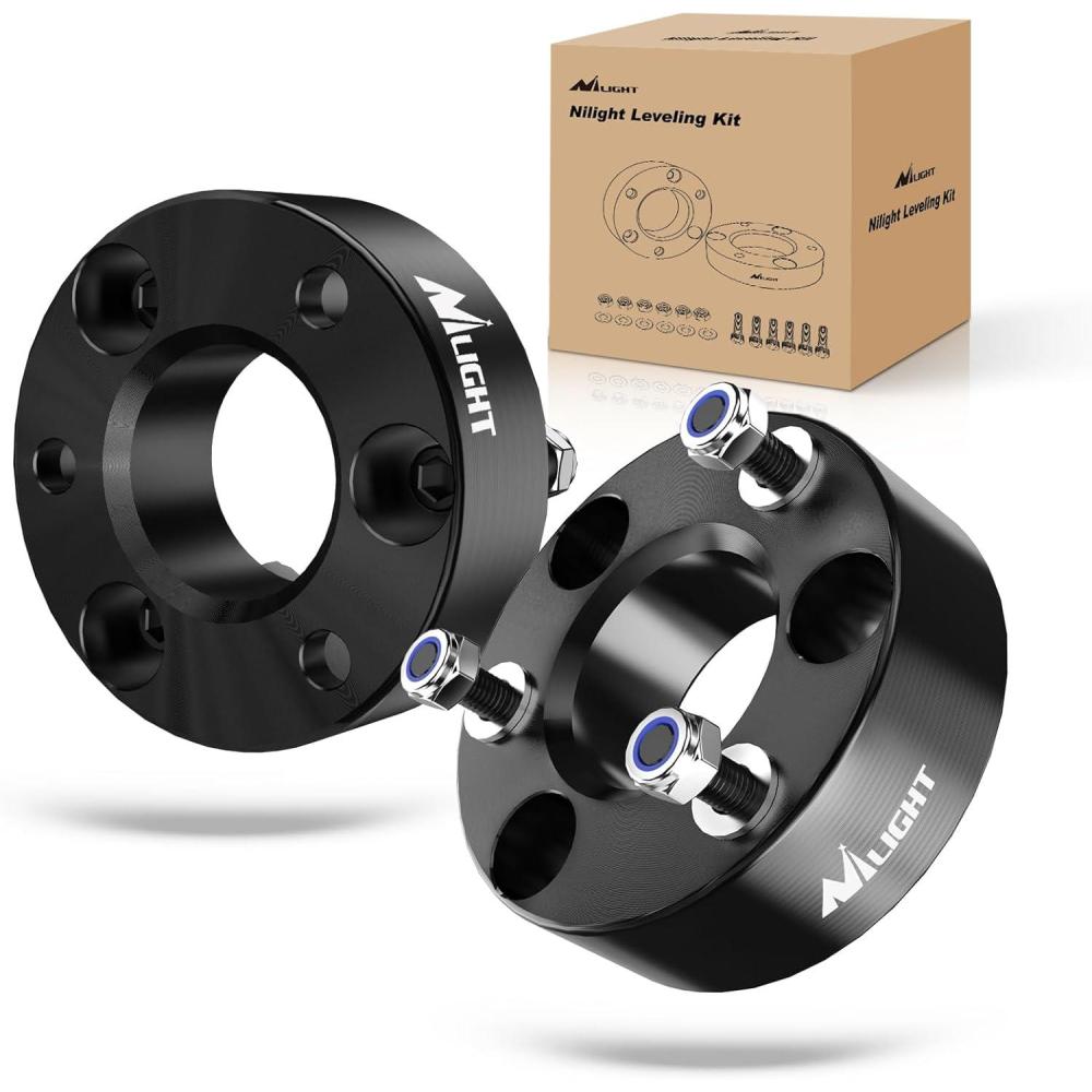 imageNilight 25 inch Front Leveling Kit Lift Strut Spacers for 20062023 Dodge Ram 1500 4WD 2018 2019 2020 2021 2022 2023 Front Raise Suspension Strut Spacers