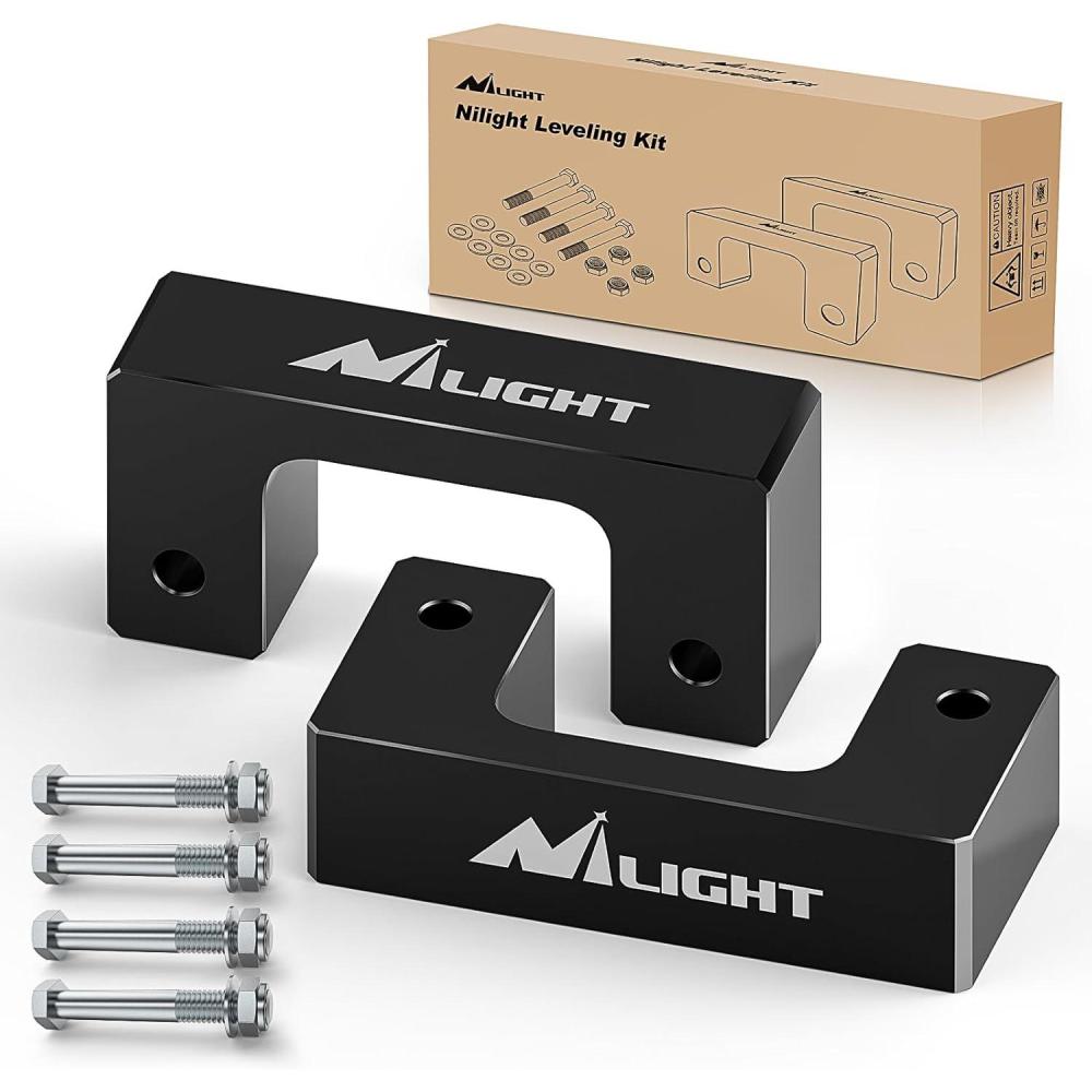imageNilight 25quot Leveling Kit for Chevy Avalanche Silverado Suburban 1500 Tahoe Sierra Yukon XL1500 2007 2008 2009 2010 2011 2012 2013 2014 2015 2016 2017 2018 2019 2020 2021 2022 2023