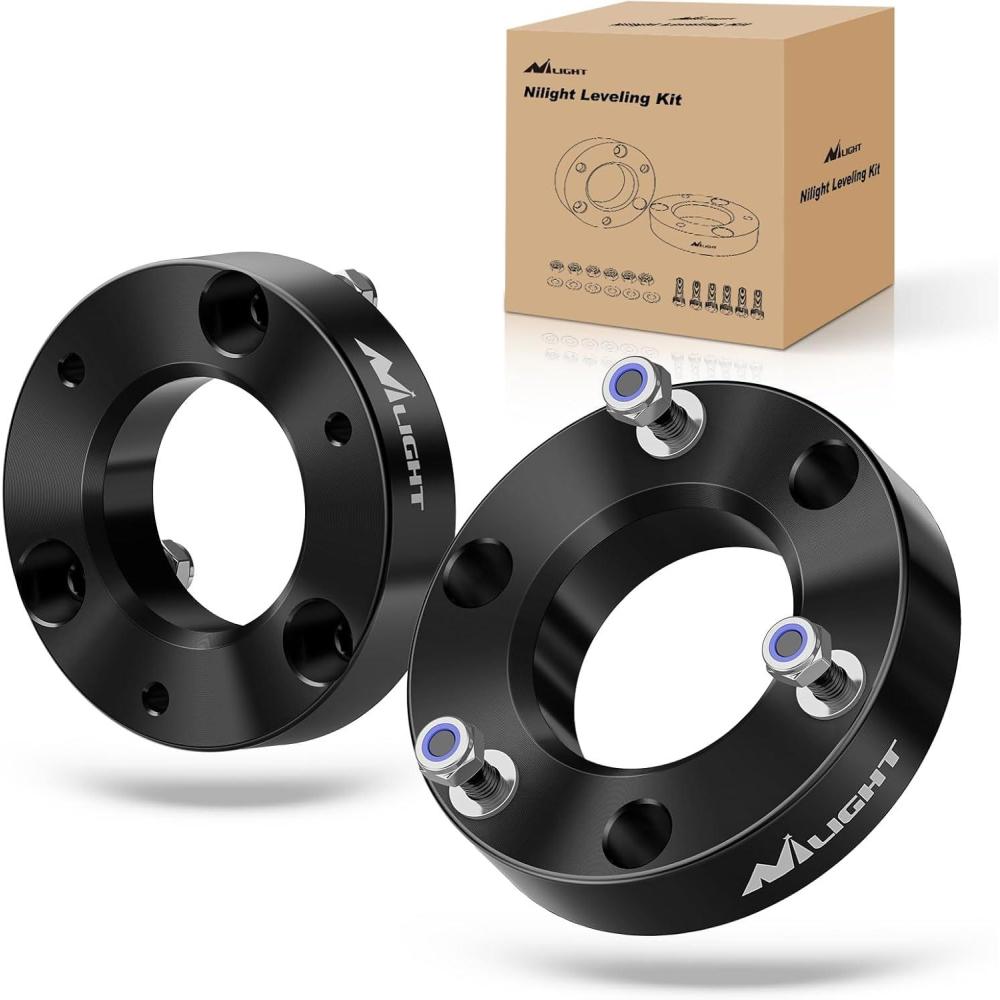 imageNilight 2quot Front Leveling Lift Kit for Dodge Ram 1500 4WD 2006 2007 2008 2009 2010 2011 2012 2013 2014 2015 2016 2017 2018 2019 2020 2021 2022 2023Strut Spacer Suspension Lift KitsDodge Ram 1500 4WD 20062024