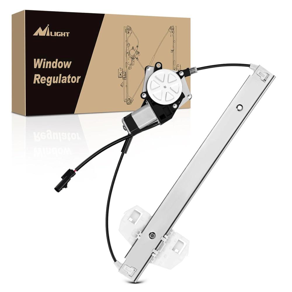 imageNilight 748912 Window Regulator and Motor Front Driver Side Compatible with Jeep Wrangler 20072017 Sport UtilityWrangler JK 2018 Sport Utility 2010 2011 2012 2013 2014 2015 2016 2017Front Passenger
