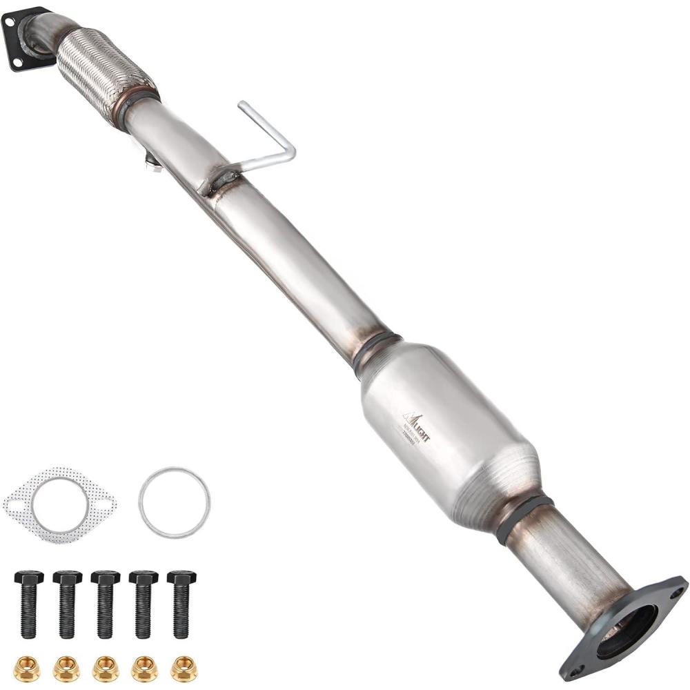 imageNilight Catalytic Converter for Nissan Altima 25L L4 2007 2008 2009 2010 2011 2012 2013 2014 2015 2016Custom Fit Cat EPA StandardRear