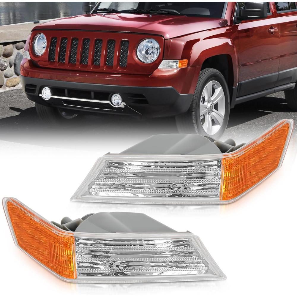 imageNilight JK Tail Light LED Red Running Stop Brake Turn Signals Lights White Reverse Back Up DOT APPROVED Smoked Lens Taillight Compatible with 20072018 Wrangler JKUAmber
