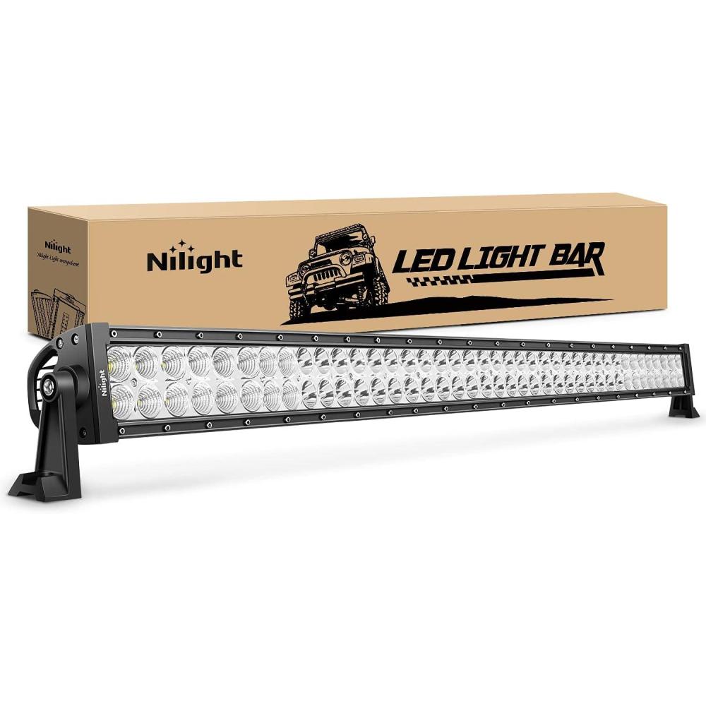 imageNilight LED Light Bar 42Inch 240W Spot Flood Combo Driving Lamp Roof Bumper Off Road Lights LED Work Light Pods for Trucks Pickup SUV ATV UTV Boat 4x4 Van Camper42Inch 240W Light Bar