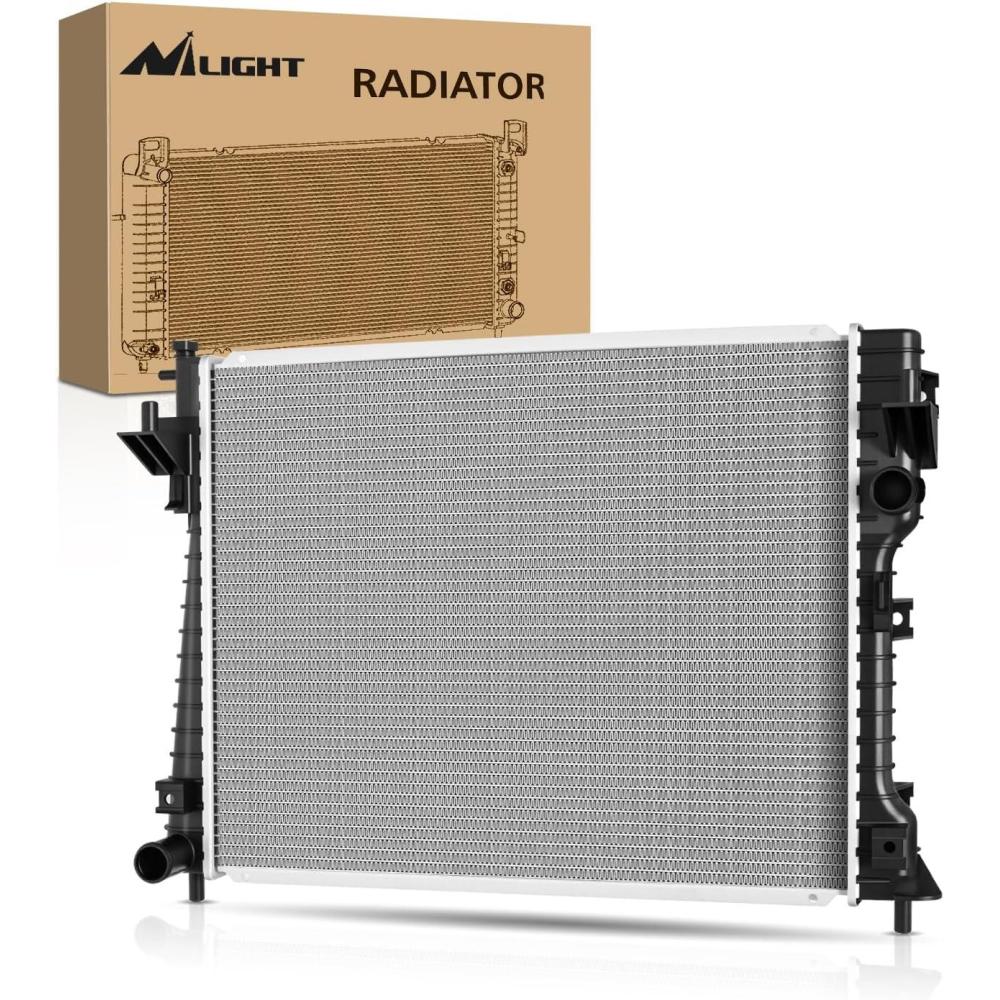 imageNilight Radiator for Ford Mustang 2005 2006 2007 2008 2009 2010 2011 2012 2013 2014 37L 40L 46L 50L V6 V8 RWDPerformance Aluminum Replacement OEM