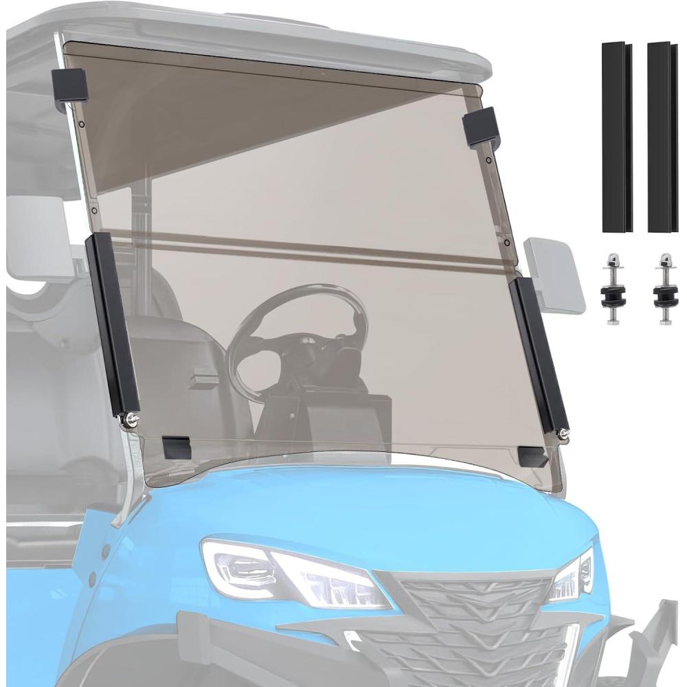 imageNilight Rear Window ScratchResistant Clear Polycarbonate UTV Windshield Compatible With 20132025 Polaris Ranger XP 1000 900 Full Size 570 Diesel Crew PRO XD 4000G 2000G AWDTintedClub Car Precedent 2004Up