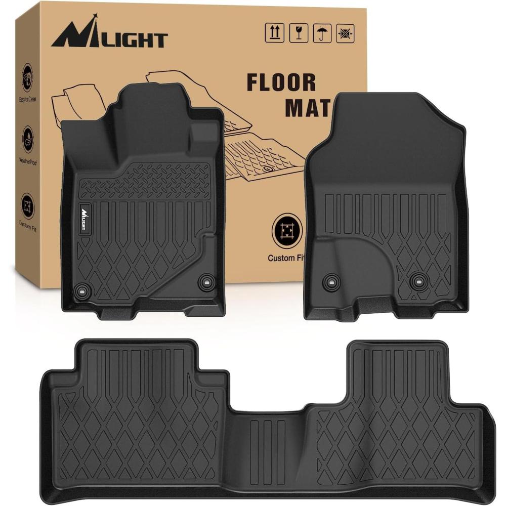 imageNilight TPE Floor Mats for Acura MDX 2022 2023 2024 2025 All Weather Custom Fit Heavy Duty Floor Liners20132018 Acura RDX