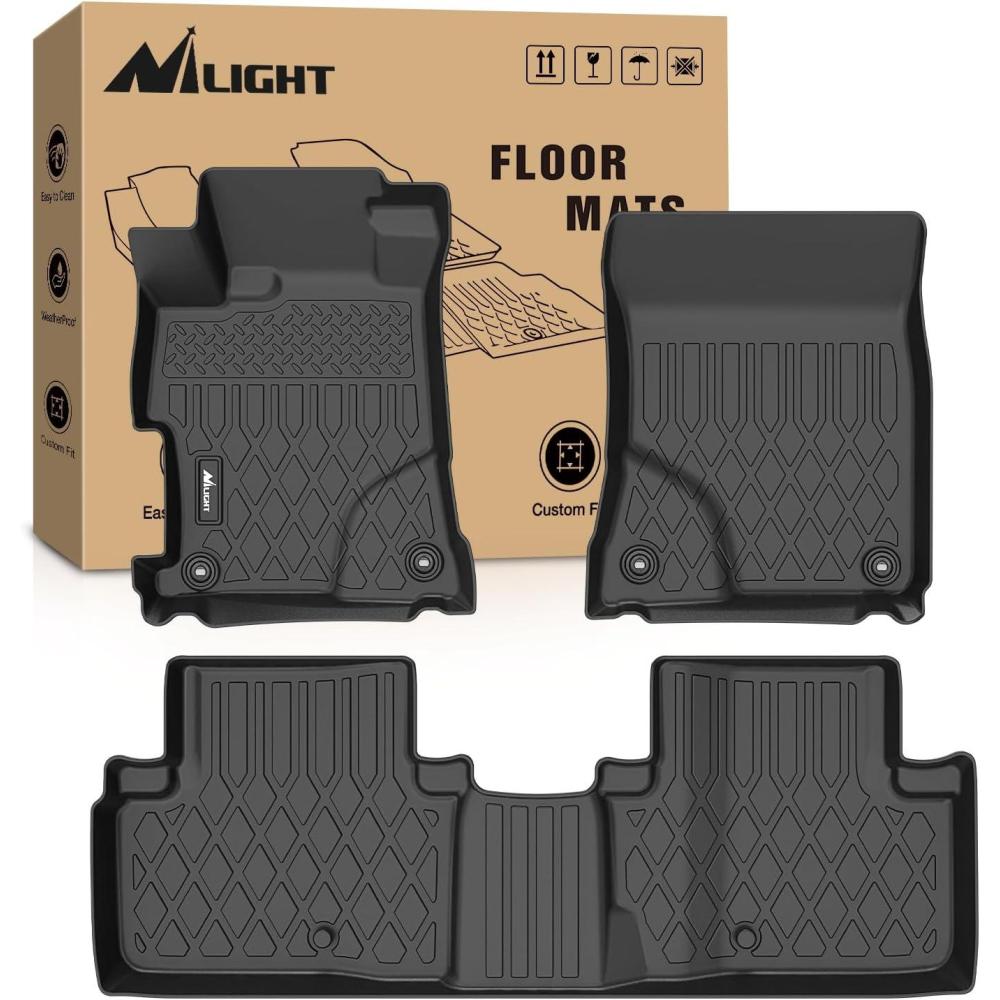 imageNilight TPE Floor Mats for Acura MDX 2022 2023 2024 2025 All Weather Custom Fit Heavy Duty Floor Liners20132022 Acura ILX