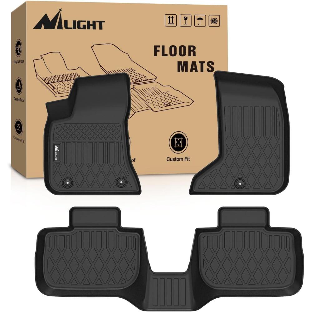 imageNilight TPE Floor Mats for Dodge Charger RWD 20112023Chrysler 300 RWD 2011 2012 2013 2014 2015 2016 2017 2018 2019 2020 2021 2022 2023All Weather Custom Fit Heavy Duty Floor Liners20112023 Dodge Charger AWD