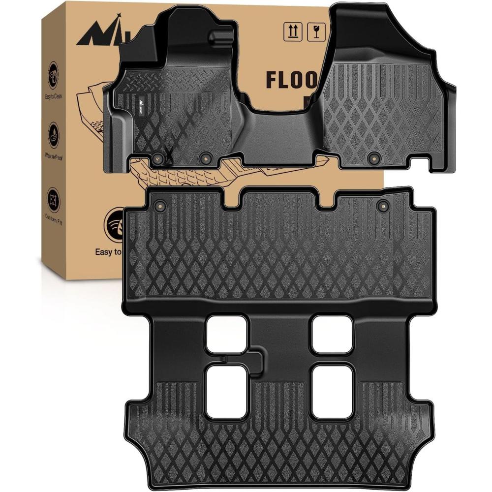 imageNilight TPE Floor Mats for Honda Odyssey 2018 2019 2020 2021 2022 2023 2024 2025 All Weather Custom Fit Heavy Duty Floor Liners20112017 Odyssey