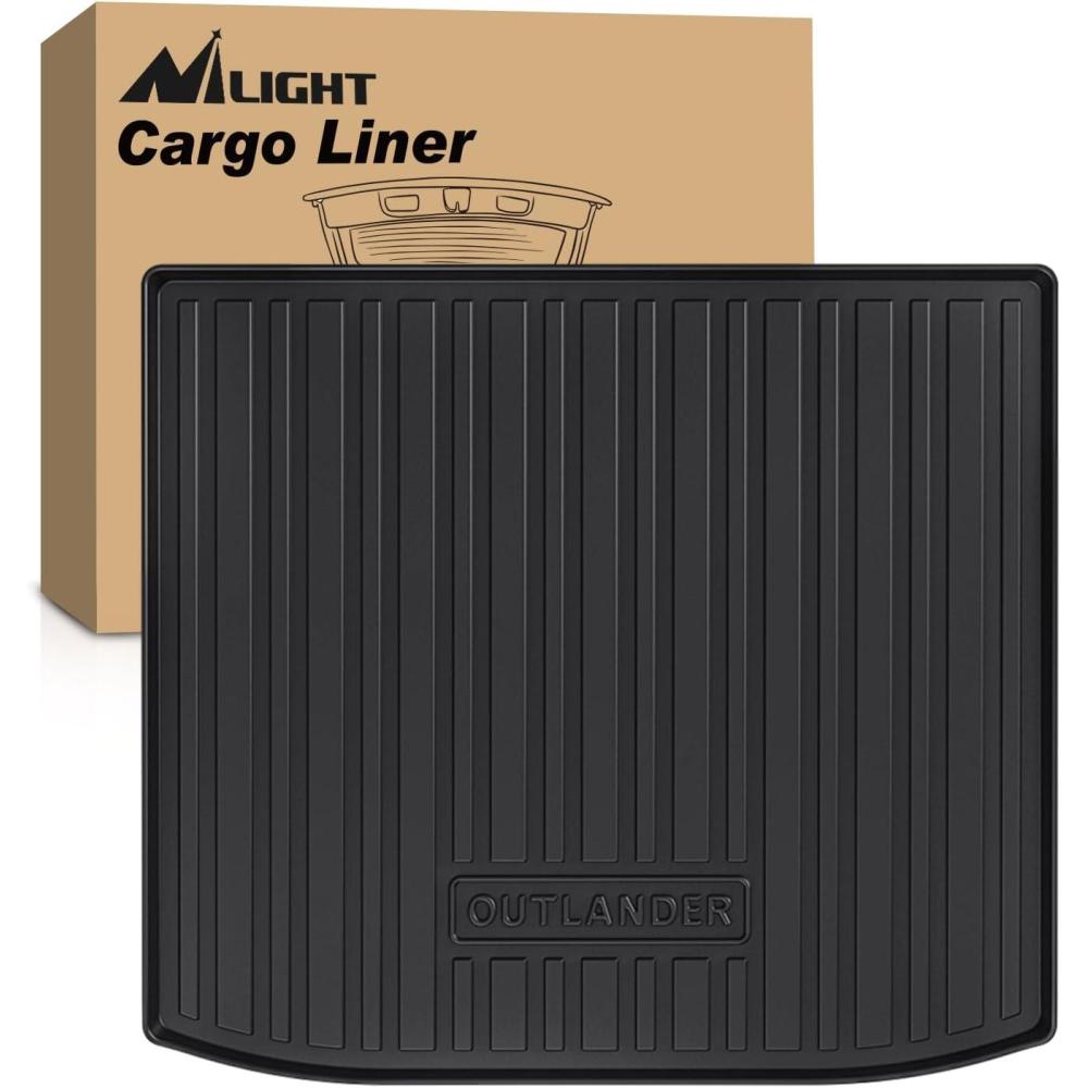 imageNilight TPE Floor Mats for Mitsubishi Outlander PHEV 2023 2024 2025 All Weather Custom Fit Heavy Duty Floor Liners20222025 Outlander Cargo Mats