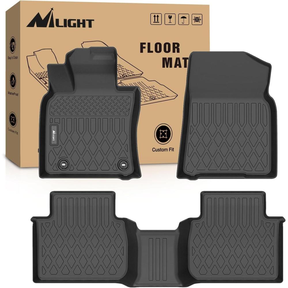 imageNilight TPE Floor Mats for Toyota Camry Standard ModelsFWD 2018 2019 2020 2021 2022 2023 2024 Not Fit for Hybrid or AWDAll Weather Custom Fit Heavy Duty Floor Liners20182024 Camry FWD