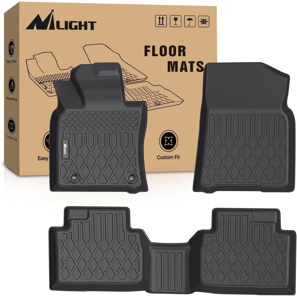 imageNilight TPE Floor Mats for Toyota Camry Standard ModelsFWD 2018 2019 2020 2021 2022 2023 2024 Not Fit for Hybrid or AWDAll Weather Custom Fit Heavy Duty Floor Liners20182024 Camry Hybrid