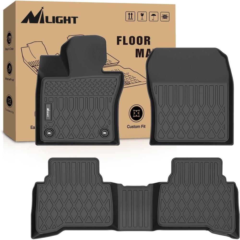 imageNilight TPE Floor Mats for Toyota Prius ampamp Prime 2016 2017 2018 2019 2020 2021 2022All Weather Custom Fit Heavy Duty Floor Liners20232025 Prius