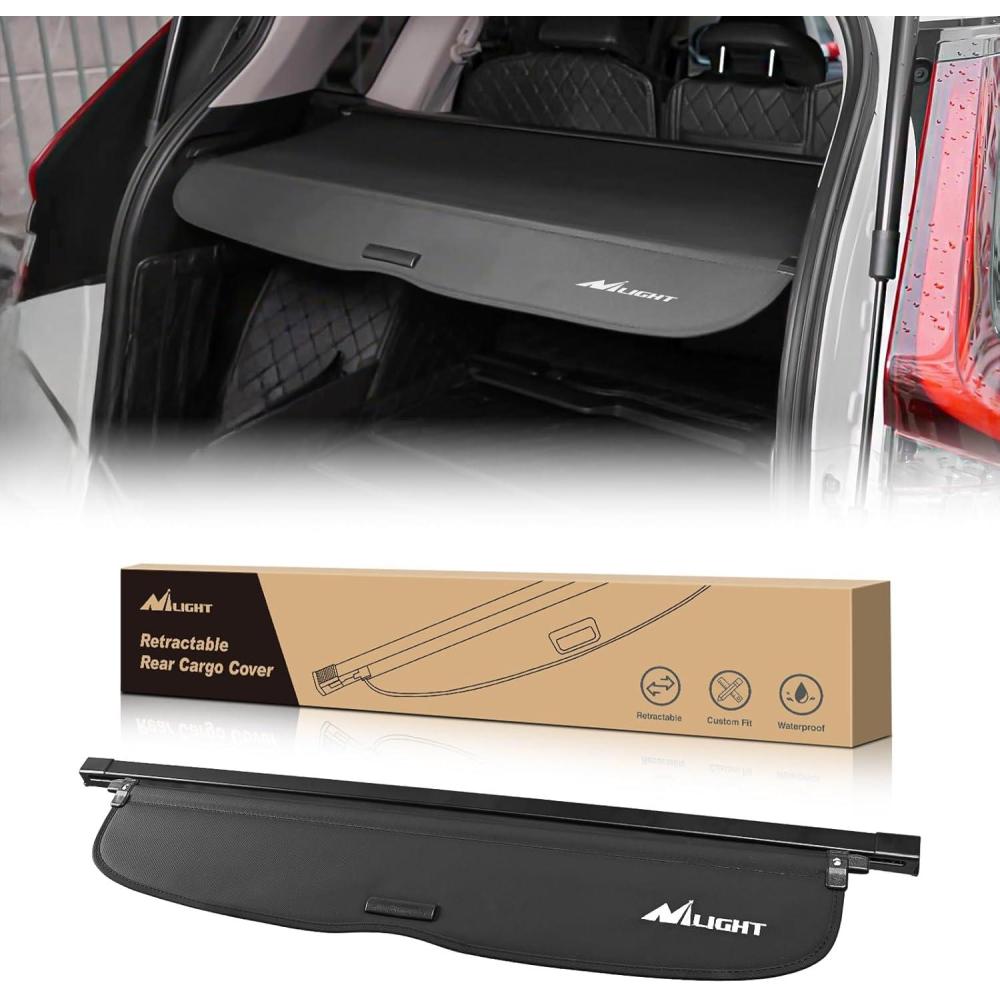 imageNilight Trunk Cargo Cover for Ford Bronco Accessories 2021 2022 2023 2024 2025 4Door Retractable Trunk Cover Security Shade Cargo Cover 1Pack20232024 Honda CRV