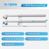 Nilight – 50057A Digital Tire Inflator Deflator with Pressure Gauge 250 PSI Air Chuck and Compressor Accessories with Rubber Hose and Quick Connect Coupler for 0.1 Display Resolution(2pc Tire Pressure Gauge)