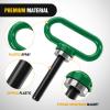 Nilight 1/2 Inch Diameter Heavy Duty Ultra Strong Neodymium Magnet Trailer Hitch Pin Green for Lawn Mower, Tractor, Towing Cargo, ATV Trailer(1/2 Inch Trailer Hitch Pin（Green）)