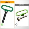 Nilight 1/2 Inch Diameter Heavy Duty Ultra Strong Neodymium Magnet Trailer Hitch Pin Green for Lawn Mower, Tractor, Towing Cargo, ATV Trailer(5/8 Inch Trailer Hitch Pin（Green）)