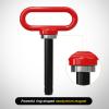 Nilight 1/2 Inch Diameter Heavy Duty Ultra Strong Neodymium Magnet Trailer Hitch Pin Green for Lawn Mower, Tractor, Towing Cargo, ATV Trailer(Heavy Duty Zero Turn Mower Trailer Hitch（Red）)