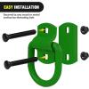 Nilight 4 PCS D Ring Tie Down Anchor 1/2″ Heavy Duty Rings with Screws Bolts on Trailer Truck Bed Cargo 12000 Lbs Break Strength Hook Green