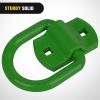 Nilight 4 PCS D Ring Tie Down Anchor 1/2″ Heavy Duty Rings with Screws Bolts on Trailer Truck Bed Cargo 12000 Lbs Break Strength Hook Green