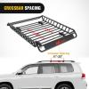 Nilight 51″ X 36″ X 5″ Universal Roof Rack Cargo Basket Heavy-Duty 200LBS Capacity Rooftop Cargo Carrier Luggage Holder & Soft Waterproof|Cargo Bag|Net|Ratchet Straps for SUV Truck Vehicle(51″x 36″x 5″ Roof Basket)
