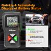 Nilight Car Battery Tester 6V 12V 24V Accurate Digital Auto Analyzer 100-2000 CCA Voltage SOH SOC Internal Resistance Test for Cars Trucks SUV ATV Boats Motorcycles Vehicle