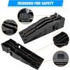 Nilight Car Ramps, 6.7″ Lift Heavy Duty Truck Ramps Portable Vehicle Service Ramp for Home Garage Maintenance, 16,000lb. GVW Capacity Per Pair(Car Ramp)