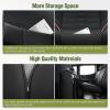 Nilight Car Seat Covers Custom Fit 2005-2024 Toyota Tacoma Double Extended Crew Cab Waterproof Leather Cushion Full Set with Split Bench 40/60 for SR5 TRD Sport Limited(Full Sets 5 Seat)