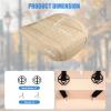Nilight Car Seat Cushion Cover Beige Leather Front Seats Waterproof Anti-Slip with Storage Bag Wraps Bottom Fits Cars Sedan Van SUV Truck(Beige Triangle)
