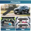 Nilight Cargo Cover Fit for VW Volkswagen Atlas 2018 2019 2020 2021 2022 2023 2024 2025, Retractable Privacy Security Shield Shade Rear Trunk Cover, with Trunk Storage Net