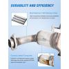 Nilight Catalytic Converter for Jeep Patriot 2007-2017/2007 2008 Dodge Caliber/Jeep Compass 2007 2008 2009 2010 2011 2012 2013 2014 2015 2016 2017,Custom Fit Cat (EPA Standard)