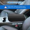 Nilight Center Console Cover Compatible with 2011-2019 Ford Explorer PVC Leather Armrest Cover for Car Middle Center Console Cushion Pad Waterproof Console Covers Car Armrest Box Cover Black(Tesla Model 3/Y 2017-2023)
