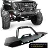 Nilight Door Storage Rack Movable Cart Door Holder Sliding Bracket Hanger for Wrangler JK JL Gladiator JT 2007 2008 2009 2010 2011 2012 2013 2014 2015 2016 2017 2018 2019 2020 2021 2022 2023 2024 2025(JK Front Bumper 2007-2018)