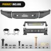 Nilight Front Bumper Full Width Steel Compatible for 2014 2015 2016 2017 2018 2019 2020 2021 Toyota Tundra Pickup Truck with Winch Plate Offroad 120W Light Bar 18w LED Pods