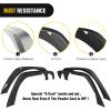 Nilight Off-Road Fender Flares Kit Compatible with 2007-2018 Wrangler JK (2/4 Doors) Heavy-Duty Solid Steel Black Textured Fenders for Unlimited JK Front & Rear Flat-4pcs(JK-63D)(For 2007-2018 JK)