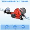Nilight RV Water Pump, 12v Water Pump 3.5 GPM 45 PSI with Pressure Switch and Strainer Heavy Duty Diaphragm Pump 12 Volt DC Upgrade Self-Priming Low Noice for RV Marine Yacht Caravan Camper Trailer(3.5GPM Water Pump)